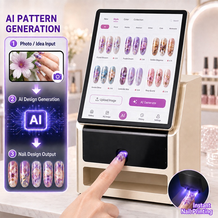 3D Printing Ai - Máquina Impresora de Uñas Digital 3D