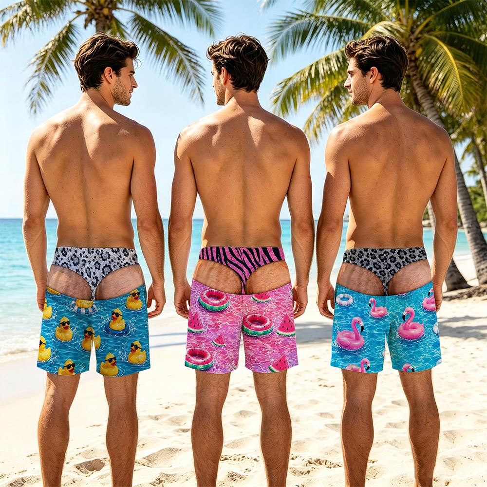 3D Printing Viral - Bañadores de playa divertidos para hombre,