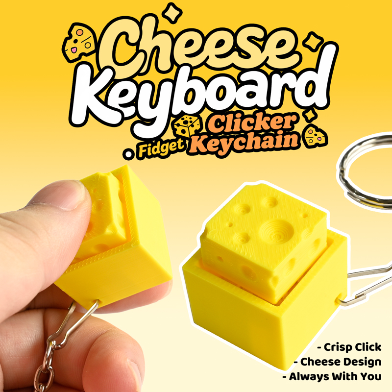 Llavero Antiestrés con Teclado - 3D Printing Model Free reseña y precio