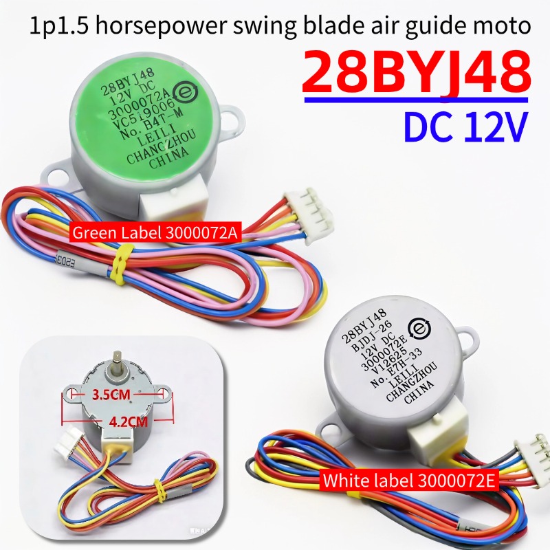 Motor paso a paso DC 12V 28BYJ - Stepper Motor reseña y precio