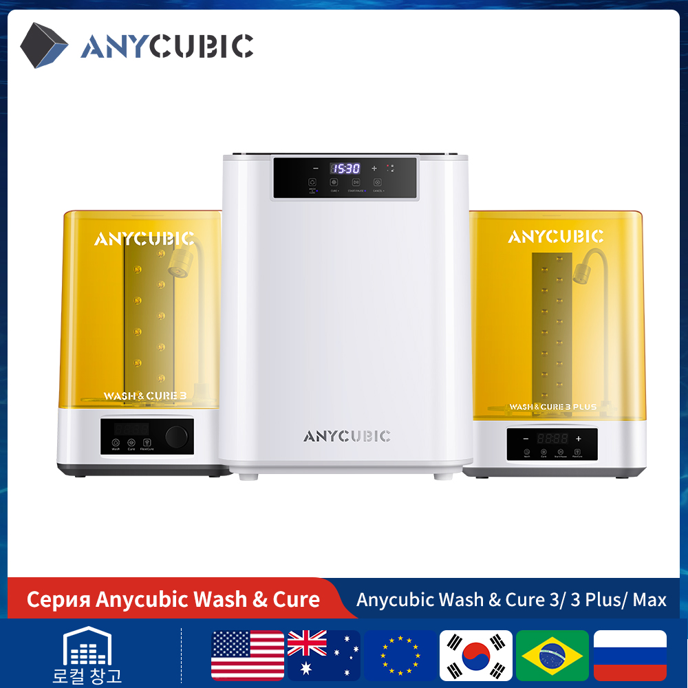 ANYCUBIC Wash & Cure 3/ 3 Plus - Resin Curing Station reseña y precio
