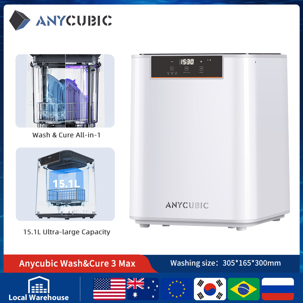 ANYCUBIC Wash & Cure 3/ 3 Plus - Resin Curing Station reseña y precio
