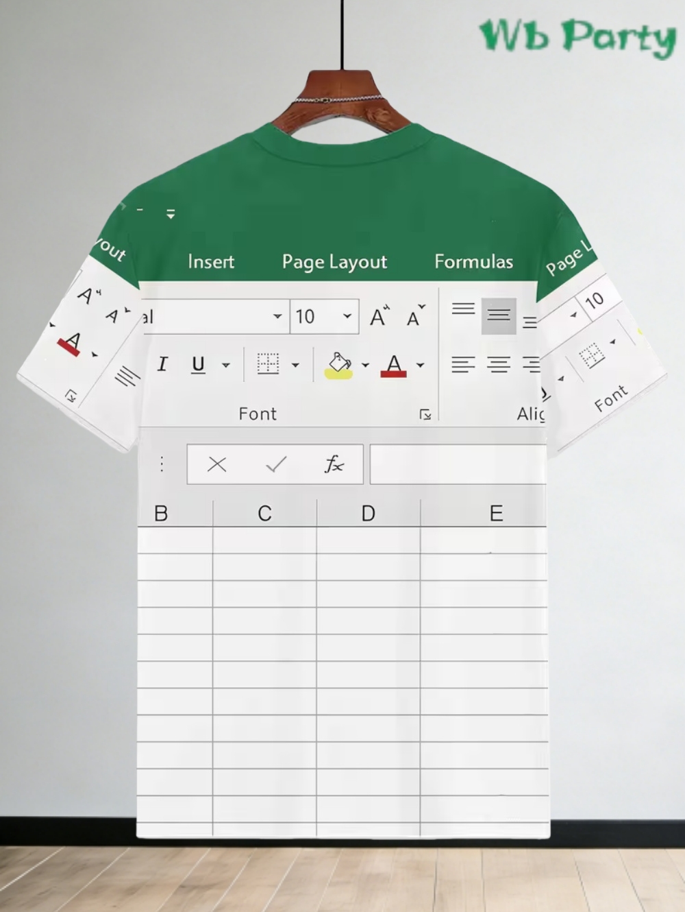 Camiseta informal Excel para H - 3D Printing Online Service reseña y precio