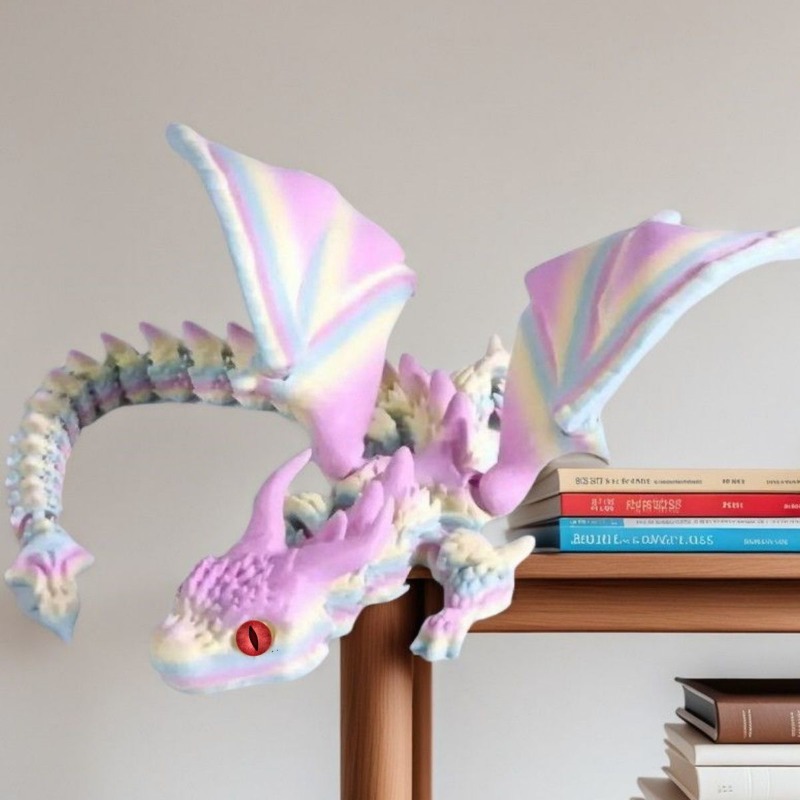 Alas Impresas en 3D, Dragones, - 3D Printing Online Service reseña y precio