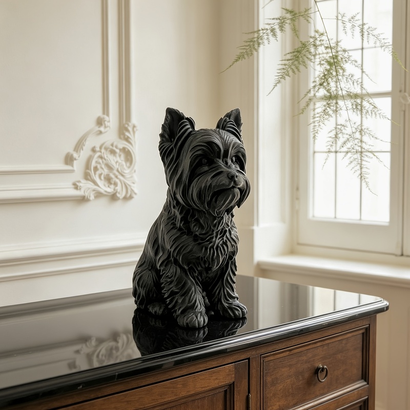 Estatua de Yorkshire Terrier i - 3D Printing Yorkshire reseña y precio