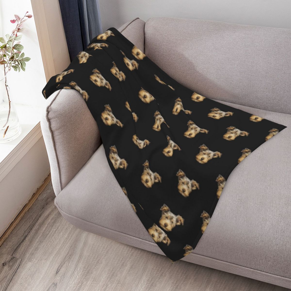 Manta decorativa con estampado - 3D Printing Yorkshire reseña y precio